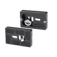 Plaque de fixation rapide universelle en aluminium de haute qualité réglable pour trépied, adaptateur de montage pour appareil photo reflex numérique et cardan