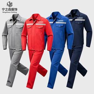 Combinaison <span class=keywords><strong>de</strong></span> <span class=keywords><strong>travail</strong></span> à manches longues pour hommes, résistante à l'usure, avec bande réfléchissante, vêtements <span class=keywords><strong>de</strong></span> <span class=keywords><strong>travail</strong></span> pour usine, vêtements <span class=keywords><strong>de</strong></span> protection du <span class=keywords><strong>travail</strong></span> - Product Image 2
