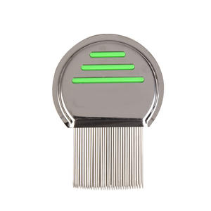Peine para <span class=keywords><strong>piojos</strong></span>, peines profesionales de acero inoxidable que eliminan eficazmente los <span class=keywords><strong>piojos</strong></span> y las liendres del cabello, peines para liendres - Product Image 6