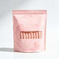 Sac autocollant en papier Kraft étiqueté imperméable étanche à la poussière destiné aux vêtements d'entraînement aux tenues