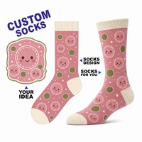 Chaussettes personnalisées confortables en coton doux et élasthanne, emballage pour commandes d'exportation mondiales, directement de l'usine