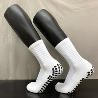 Chaussettes de sport épaisses antidérapantes, respirantes, absorbant la transpiration, résistantes à l'usure, hautement élastiques, confortables, douces, antichoc, chaussettes noires personnalisées