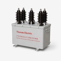 Transformateur combiné d'instrumentation de classe 0.2S pour comptage en sous-station 10kV JLSZV-6/10W 150/5A 10000/100V