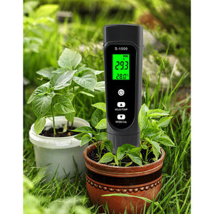 เครื่องวัดค่าความชื้นในดินแบบดิจิตอล S-1000 กันน้ำ 3 in 1 เครื่องวัดค่าการนำไฟฟ้าในดิน (EC) - Product Image 6