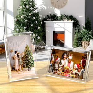 Nhà máy trực tiếp rõ ràng Acrylic hình ảnh khung với đứng và nam châm cho Tabletop hiển thị hoặc hình ảnh đứng - Product Image 3