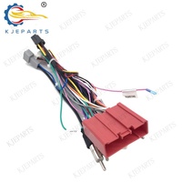 Kabel Daya Player Android Mobil 16Pin 20Pin 24Pin Adaptor Harness Antena Canbus untuk Mazda 3 Axela 2014 Mobil