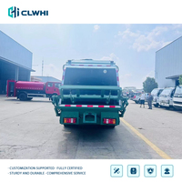 Nouveau camion à ordures compacteur arrière Howo 4x2 7M³ 150HP Euro 6, mini camions à ordures, camion compacteur de déchets Howo