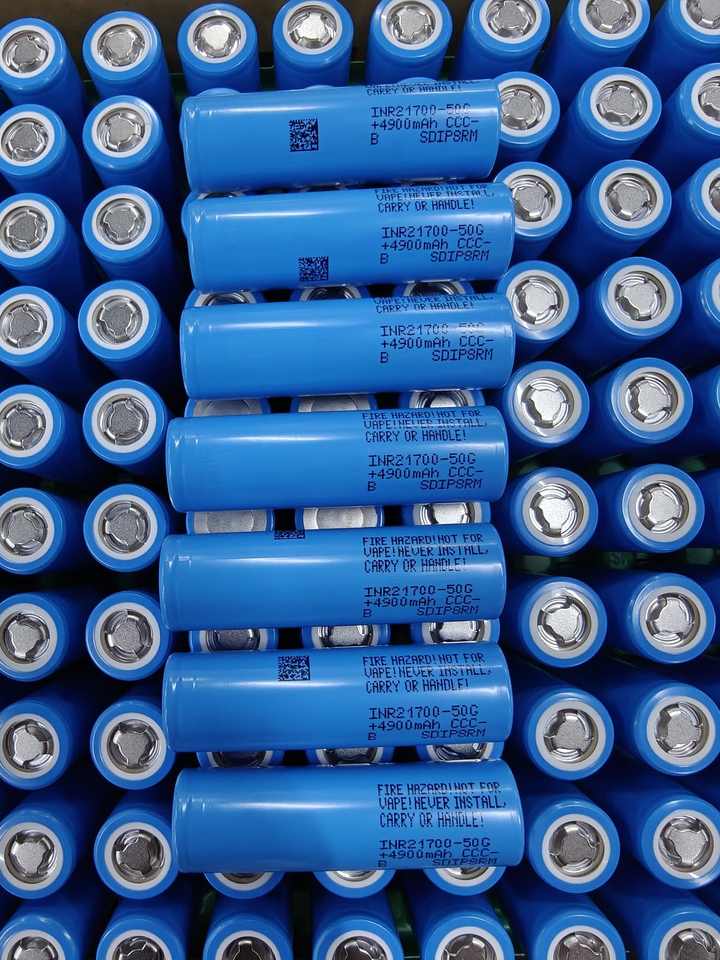 Genuine 21700 Lithium Ion Battery 5000mAh 50GB 3.7V Rechargeable 21700 ...