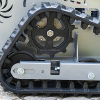 550mm largeur de coupe télécommande chenille gaz tondeuse à gazon Robot petit jardin robot tondeuse à gazon