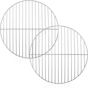 Ersatz-Grillrost für Kleinen 13,7 Zoll Holzkohlegrill Runder Verchromter Eisen-Stahl-Grillrost Versandfertige Verpackung - Product Image 1