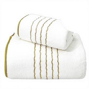 Ensemble de serviettes de bain en polaire corail G.MOOD pour adultes, couleur unie, séchage rapide, tricoté, doux, épais, absorbant, pour la maison et les hôtels - Product Image 4