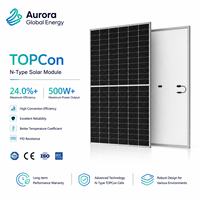 Panneau solaire monocristallin 660W résistant à la brume côtière, module PV à fonctionnement continu pour projet solaire de parc industriel en bord de mer