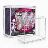 Boîte de protection en acrylique ETB à aimant puissant, résistante aux UV, pour booster et présenter les cartes, boîte de rangement