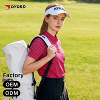 Polo de golf pour femmes sur mesure avec protection UV et extensibilité 4 directions pour la fabrication en gros ODM