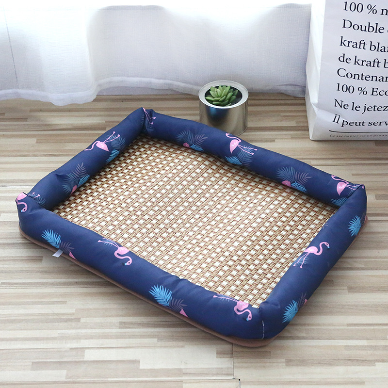 Nid de tapis rafraîchissant en tissu Oxford - flamant rose