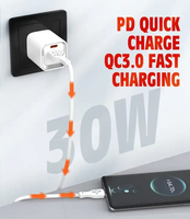 LDNIO LS812 Ventes directes d'usine Micro chargeur Android 30W Câbles V8 Câbles pour câbles cellulaires Cargadores Câble de données Usb Micro Usb