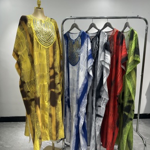Nouvelle Robe Ample <span class=keywords><strong>Femme</strong></span> Tendance, Luxe, Confortable et Respirante, Style Marocain, pour Soirées et Cérémonies, Vêtements Africains Élégants - Product Image 1
