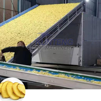 Séchoir automatique de légumes déshydrateur oignon gingembre lavage coupe séchage broyage ligne de production d'emballage