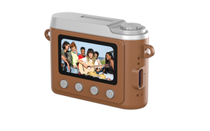 Petit appareil photo numérique vintage FHD 1080P avec écran couleur de 1,47 pouce, capteur CMOS, enregistrement <span class=keywords><strong>flash</strong></span>, appareil photo compact - Product Image 5
