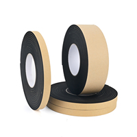 Bande adhésive en mousse EVA simple face de 4 mm d'épaisseur, haute résistance, auto-adhésive, pour l'étanchéité, l'isolation et la protection contre la poussière, rouleau de 5 m