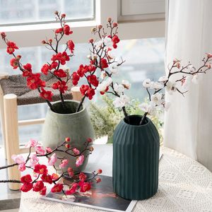 Branche de fleur de prunier artificielle en soie, tiges de fleurs de cerisier d'hiver, <span class=keywords><strong>faux</strong></span> <span class=keywords><strong>jasmin</strong></span> d'hiver pour la décoration de la maison et des mariages du Nouvel An chinois - Product Image 5