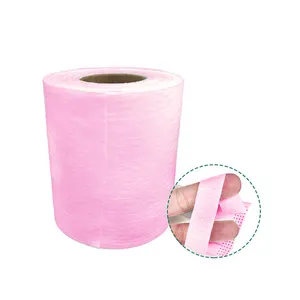 공장 직접 공급 탄성 부직포 핑크 화이트 블랙 컬러 탄성 spunlaced 부직포