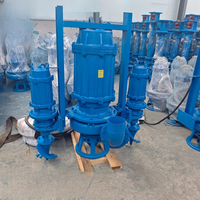 Pompe submersible à boue en alliage de chrome ZJQ, impeller en acier inoxydable, hauteur de refoulement 15m, pour déshydratation des sels miniers et des sables