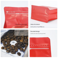 Pochette à fermeture éclair en feuille d'aluminium debout imprimée sur mesure scellée sur les quatre côtés pour le café, le stockage de la gelée d'aliments pour animaux domestiques, l'impression par gravure PE