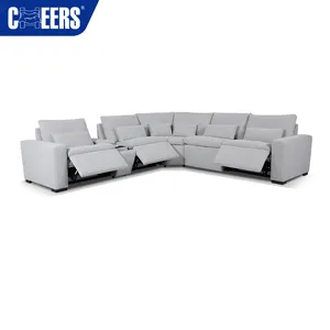 MANWAH CHEERS-Sofá reclinable Seccional de estilo nórdico, conjunto de muebles, sofá moderno para sala de estar, sofá modular de tela impermeable