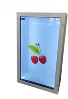 YINGTOUCH - Vitrina Transparente Holográfica 3D de 85 Pulgadas - Serie Empresarial Blanca, Pantalla Táctil Interactiva, Humano Digital Todo en Uno