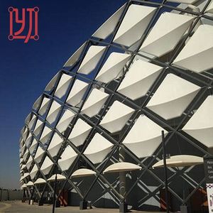 Structure de toiture et de façade en membrane architecturale tendue en PVDF, PTFE et ETFE - Product Image 5