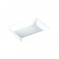 Bandeja para refrigerador tamaño S, bandeja rectangular minimalista para conservar la frescura