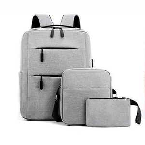 Tùy Chỉnh Kinh Doanh Không Thấm Nước Oxford 15.6 Inch Ba-Mảnh Của Người Đàn Ông Đi Du Lịch USB Máy Tính Xách Tay Ba Lô - Product Image 1