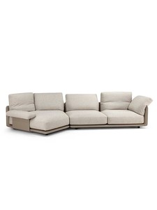 Luxury Italian Design Modular Deep <b>Sofa</b> Ultra Soft Leather Upholstered Sectional <b>for</b> Villa Living Room Project - Product Image 5