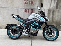 Motocicleta Usada NK250 de 250cc, Gasolina, Estilo Naked, Buen Estado, Bajo Kilometraje, para Desplazamientos Urbanos y Conducción Deportiva, >180km/h, Jiangsu Global