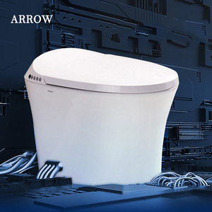 WC intelligent ARROW avec cuvette en céramique automatique – Sanitaire de salle de bain - Product Image 1