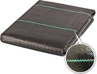 Toile tissée agricole en plastique pour aménagement paysager, barrière anti-mauvaises herbes, tapis anti-herbe