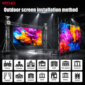 Solución Llave en Mano, Pantalla LED para Video Wall P1.95 P2.6 P2.9 P3.91 P4.81 IP65, Pantalla LED de Alquiler para Iglesias, Eventos en Interiores y Exteriores, Escenarios SRY - Product Image 1