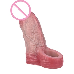 Extensor de Pene Realista de Silicona, Juguete Sexual para Hombres, Funda para Agrandar el Pene - Product Image 2