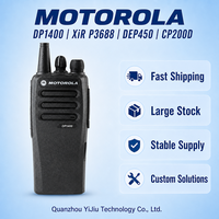 Radio Walkie Talkie Motorola, Radio Bidireccional Digital DMR UHF VHF, Portátil, Profesional, DP1400 Xir P3688 DEP450 CP200D
