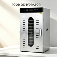 Déshydrateur alimentaire polyvalent en acier inoxydable pour fruits, viande séchée et herbes