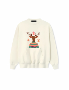 LTD-H1023 Custom High Quality Print <strong>Christmas</strong> Logo Graphic Unisex <strong>Sweatshirts</strong> Crewneck <strong>Sweatshirts</strong> for Men for <strong>Women</strong> - Product Image 1