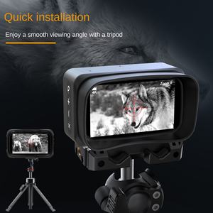 Monocular de <span class=keywords><strong>Visión</strong></span> Nocturna NV99Y con Aumento de 5X, Alcance de 3-400m, <span class=keywords><strong>Visión</strong></span> Totalmente en Negro, 4K HD a Todo Color, Día/Noche, Retícula de Apuntamiento - Product Image 4