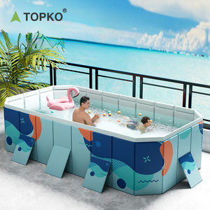 TOPKO dayanıklı zemin üstü kalınlaşmış kapalı kapalı açık Pvc şişme havuz için çocuklar havuzları için havaya uçurmak havuzu - Product Image 1