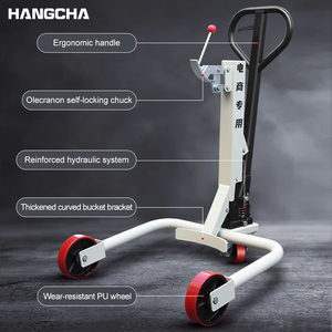 Hangcha Truk Pengangkut Drum Berkualitas Baik Bersertifikat CE ISO 350kg Pengangkat Drum Manual Truk Drum Minyak - Product Image 3