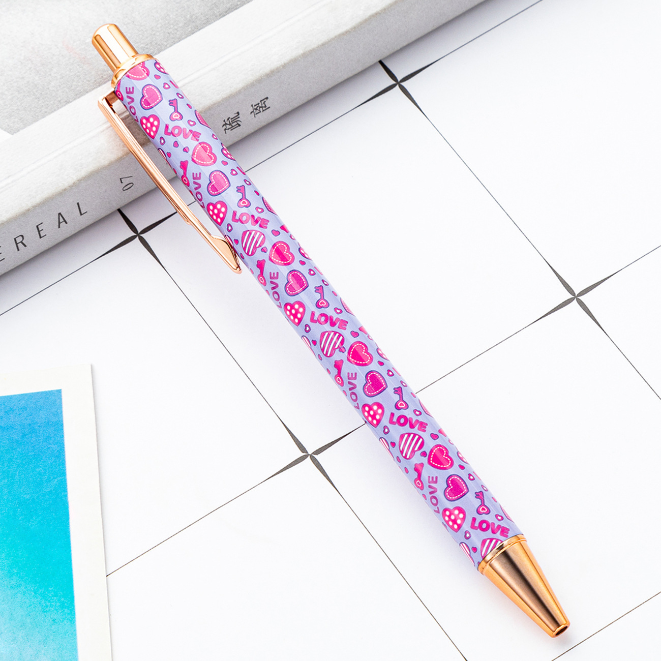 Día de San Valentín A - Púrpura