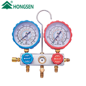HONGSEN Hochwertiges Dual-Gauge-Verteiler ventil mit Lades ch lauch und Schnell kupplung - Product Image 3