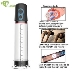 مضخة تكبير القضيب الأوتوماتيكية بشعار مخصص، قابلة لإعادة الشحن عبر USB، مقاومة للماء 100%، مصنوعة من السيليكون والبلاستيك ABS، لعبة جنسية للبالغين - Product Image 2