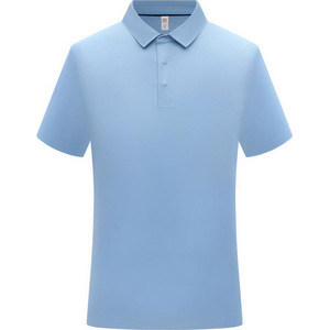 Polo promotionnel en nylon anti-humidité coupe ample été noir blanc bleu marine turquoise gris discret - Product Image 4