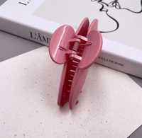 Pince à cheveux en plastique de 11 cm, style coréen, couleur unie, design coquillage, mode, pour femme, multi-accessoires, type disque ou griffe de requin